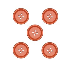 100pcs Resin Button Solid Color 4Holes Halloween Color Craft Clothe Sewing Ca...
