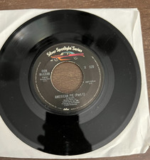 Vinyl 45 RPM Record Don McClean - American Pie Part 1 & 2
