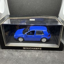 Minichamps 1/43  Volkswagen Golf Saloon IV 1997 blue 499040