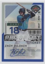 2024 Panini Prospect Edition Blue Prizm Signatures 70/149 Zach DeLoach Auto 1a7j