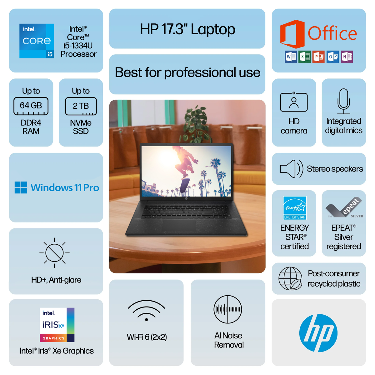 2026 HP Laptop Computer 17.3