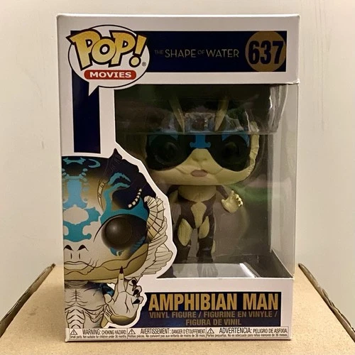 FUNKO POP! MOVIES #637 AMPHIBIAN MAN VINYL FIGURE SHAPE OF WATER DOUG JONES 2017