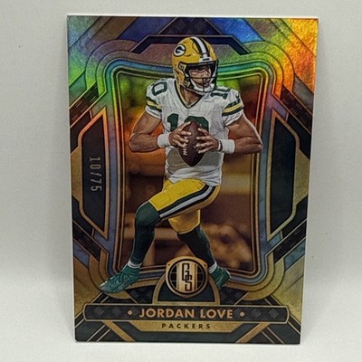 2023 Panini Gold Standard Platinum Jersey Number (10/75) Jordan Love #47 Packers