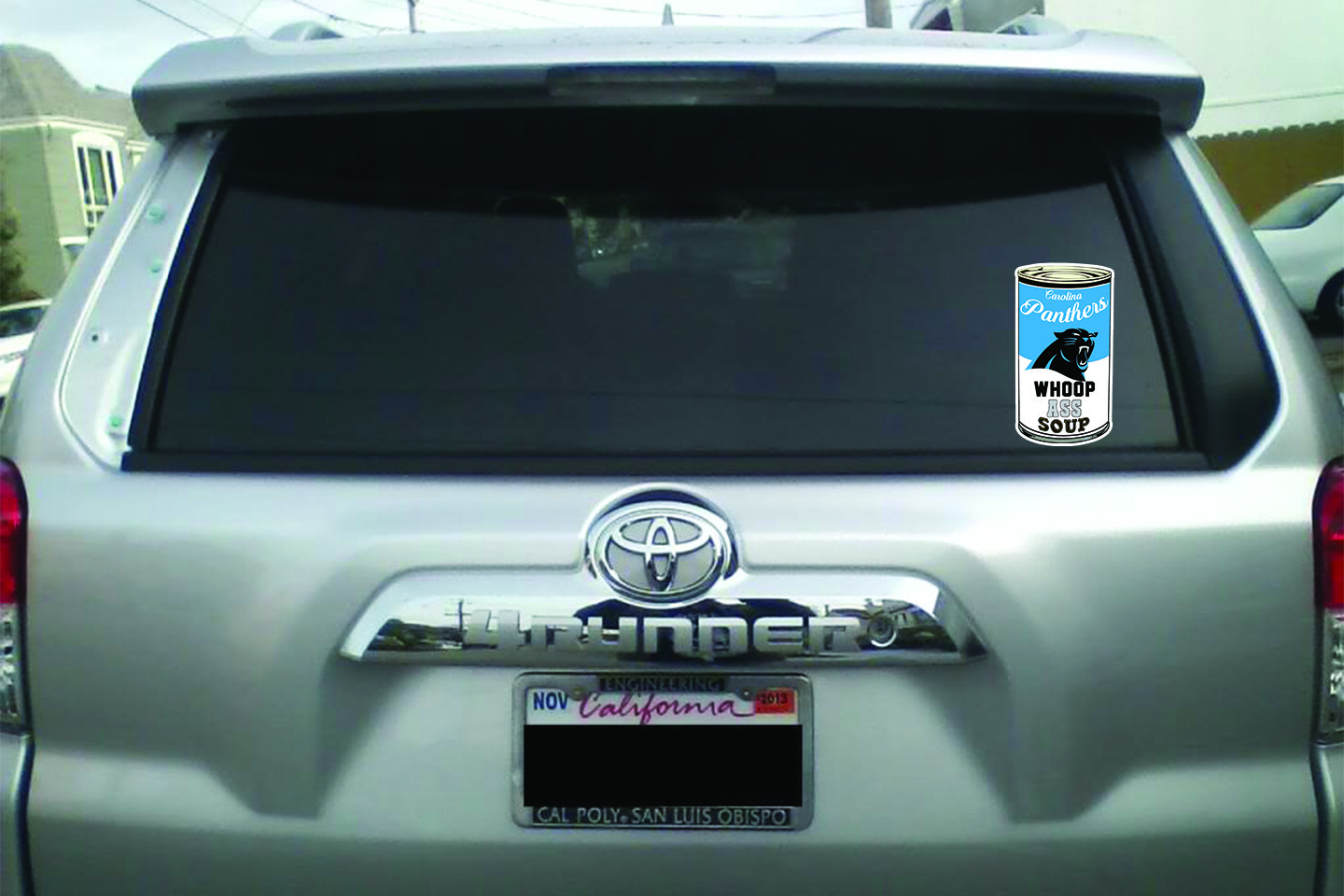 Carolina Panthers Can Of Whoop A** Vinyl Decal / Sticker 10 sizes!! Tracking!!