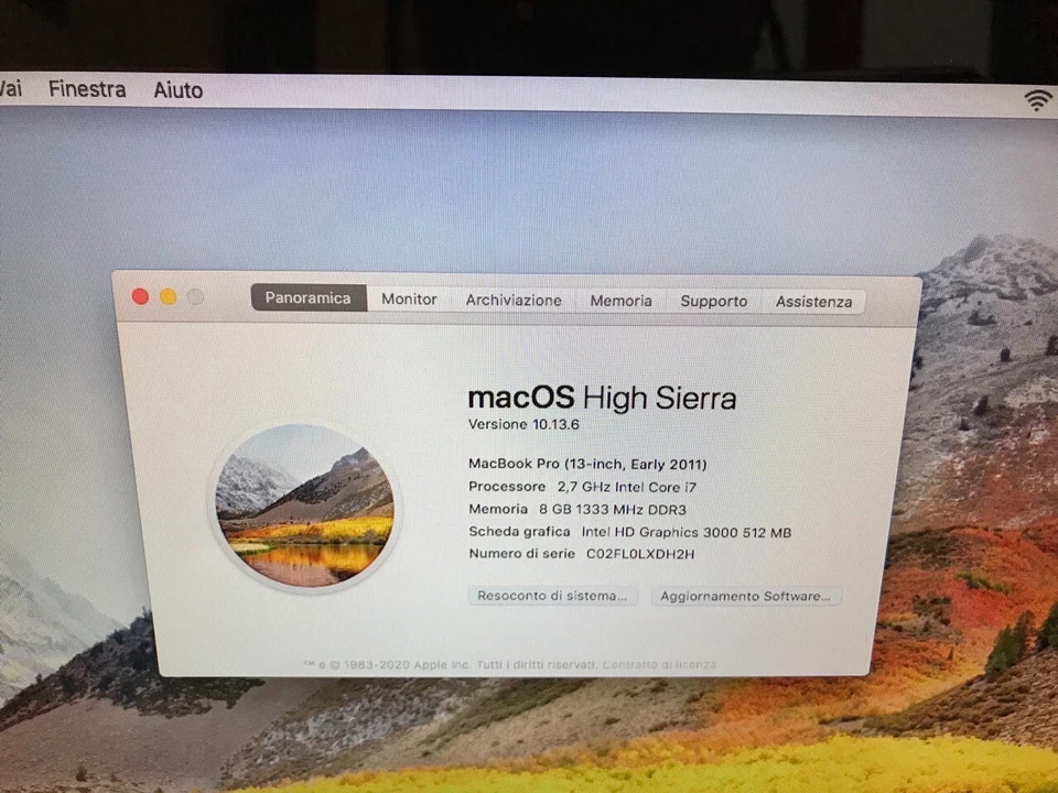 Apple MacBook Pro 13" 2011 · i7 · 8GB · 500GB, foto 3 di 5