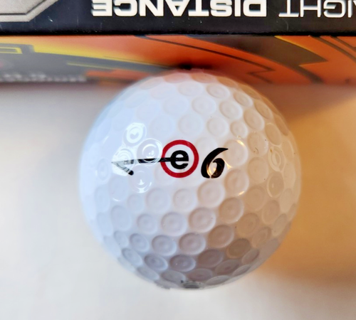 4 packs of BRIDGESTONE GOLF BALLS – 12 balls TOTAL – White e6 - NEW - Picture 3 of 6
