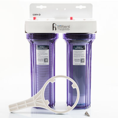 iFilters Whole House Water Filter System Sediment CTO City/Well Water Filtration