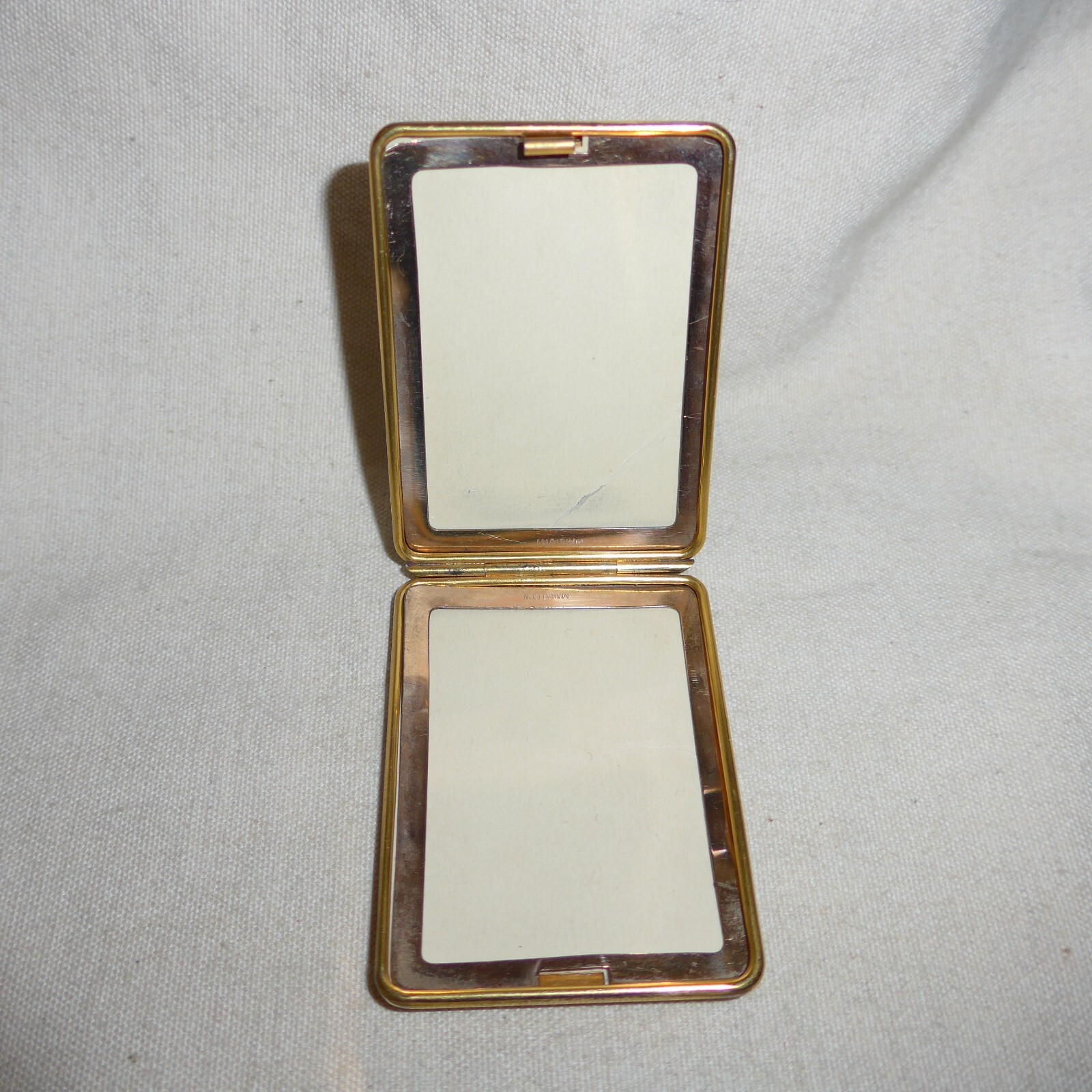 Large Rectangular Signed Marathon GF Art Deco Loc… - image 5