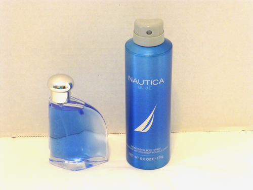 Nautica Blue Set NEW Body Spray Eau De Toilette Spray