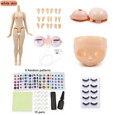 Blythe Doll DIY Set 1/6 Scale 12'' Customizable BJD Body Part for Do It Yourself