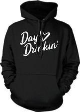 Day Drinkin' - St. Patrick's Day Irish Heart Shamrock Unisex Hoodie