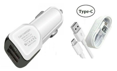 Car Adapter QC3.0 USB-C For Motorola Moto G7/G7 Power/G7 Play/G7 Plus/G7 Supra