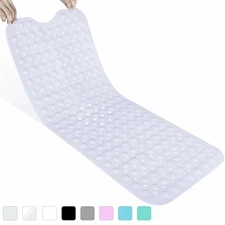 Yimobra Original Bath Tub and Shower Mat Extra Long 16 x 40 Inch, 2 pack