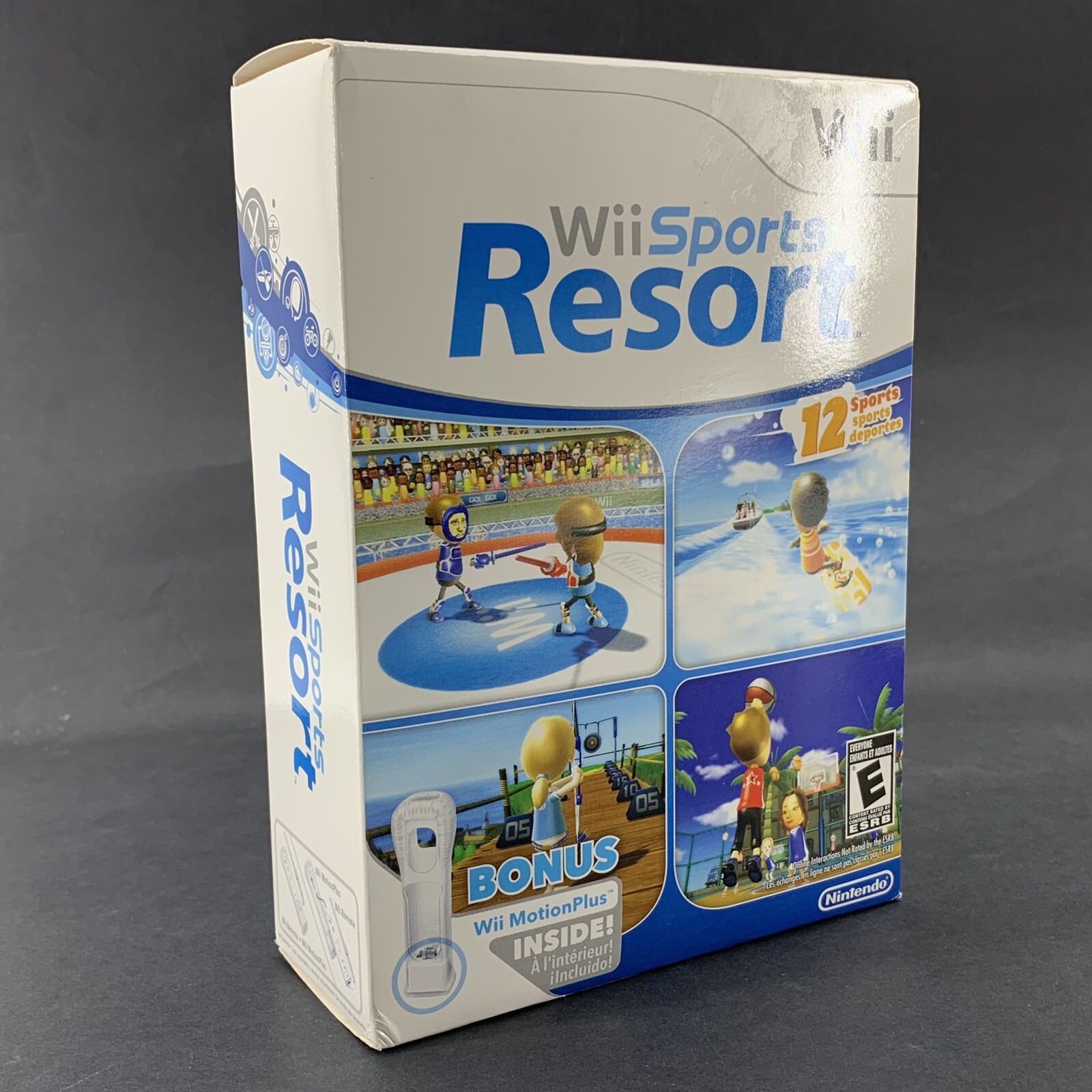 Wii Sports Resort Big Box Nintendo 1 Motion Plus Adapters 45496901660 eBay