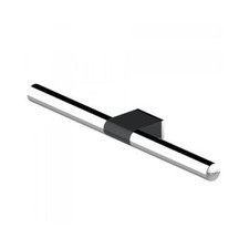 AKW Onyx Towel Bar 480mm - Black/Chrome Bathroom Accessory