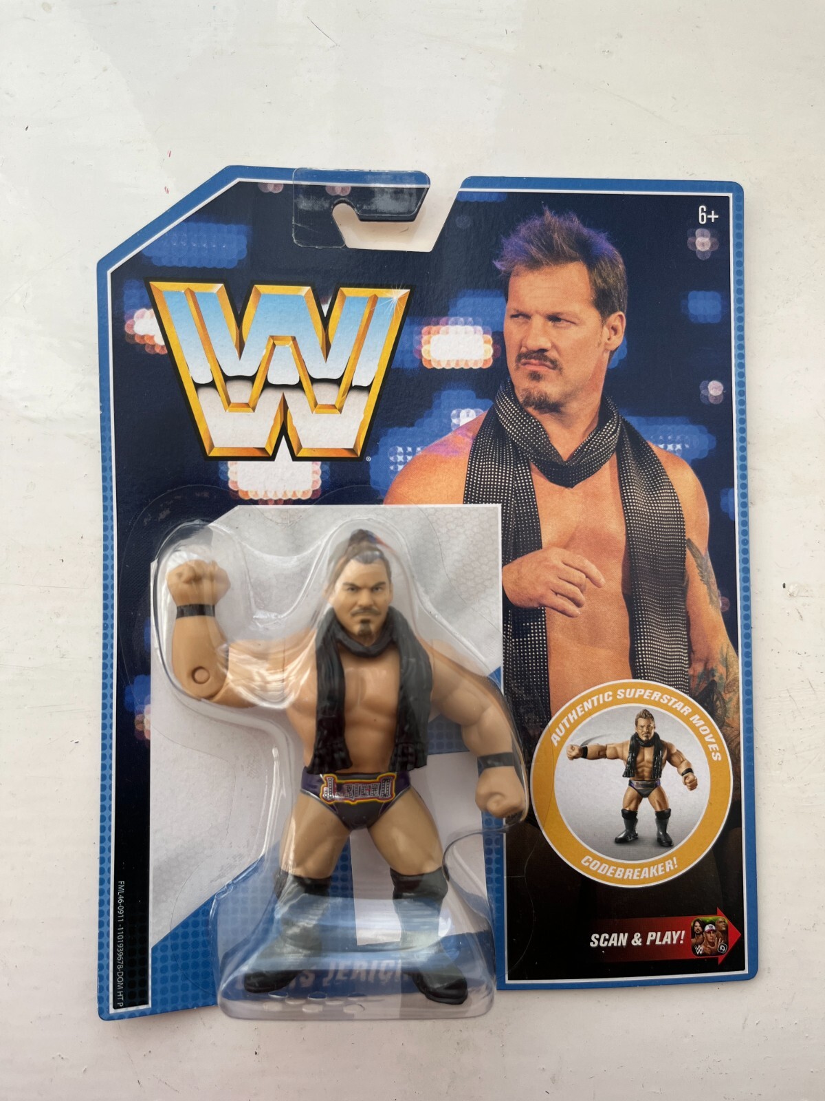 BNIB WWE MATTEL RETRO SERIES 7 CHRIS JERICHO WRESTLING ACTION FIGURE WWF HASBRO