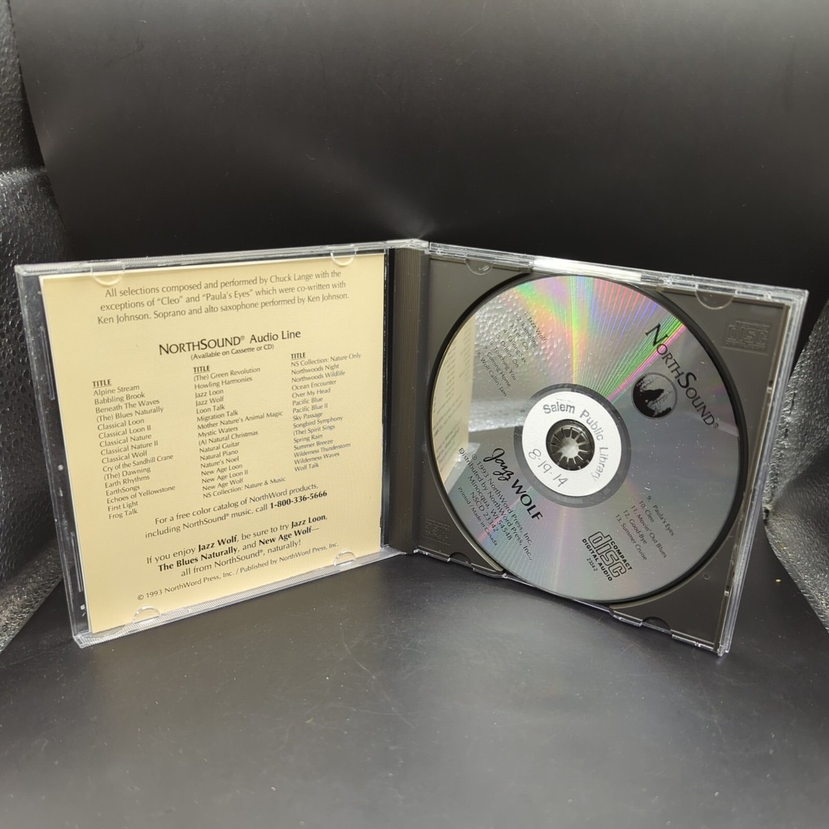 Jazz Wolf Northsound CD 1993 Chuck Lange, Jazz, 13 Tracks Guitar