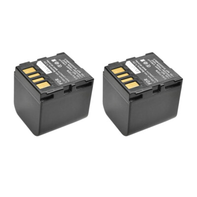 2x Akku für JVC GZ-MG20 GZ-MG20E GZ-MG20EK GZ-MG20AA GZ-MG20EX GZ-MG20US GZ-MG21