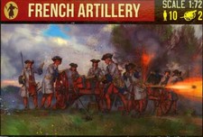 Strelets Models 1/72 FRENCH ARTILLERY WAR OF SPANISH SUCCESSION Figure Set