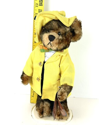 Brass Button Bears Mookie 1930s 20th Century Collectibles w/Stand