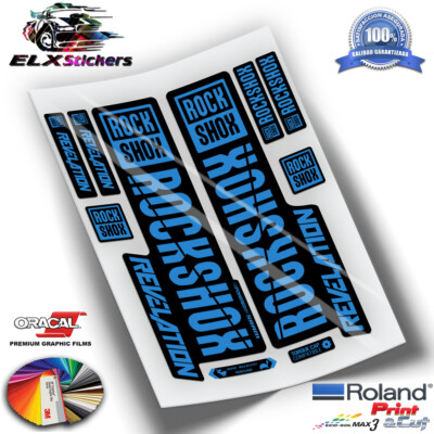PEGATINAS HORQUILLA ROCKSHOX REVELATION WP270 DECALS AUTOCOLLANTS ADESIVI MTB