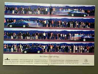 1996 Mercedes C-Klasse Sport ATP-Tour W202 Original Vintage Ad Werbung Reklame
