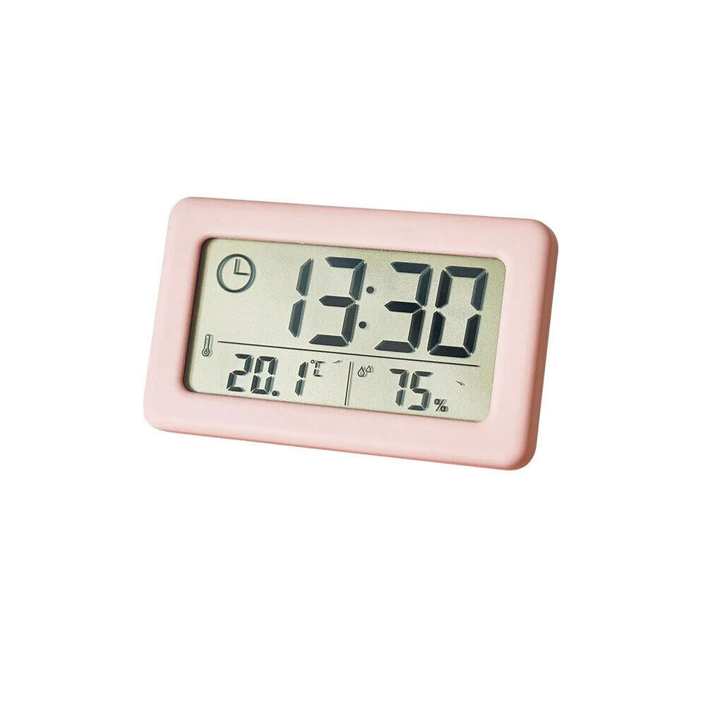 Portable Table LED Clock Digital Mini with Temperature Humidity Desk Clock Gift