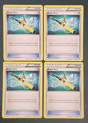 4x Super Rod 149/162 XY BREAKthrough Pokemon Trainer TCG Card NM Playset |  eBay