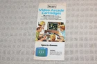Vintage Sears Atari Video Arcade Cartridges Catalog Pamphlet Brochure