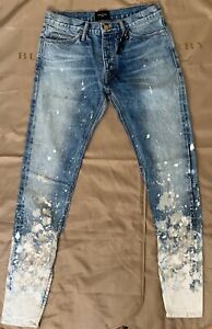 fear of god splatter jeans