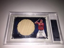 Mike Trout Jumbo Lumber Bat Relic BGS 9 Mint 18/25 Topps 2014 Museum
