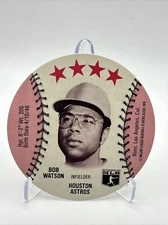 1976 Isaly's Sweet William Disc Bob Watson Baseball Card NM-MT FREE SHIPPING