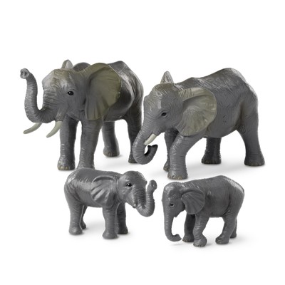 Terra Elefanten Familie Tiere Figuren   2 großen Elefanten und 2 Babys   Tier...