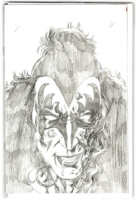 Dinamite Comics KISS Zombies #1 NM Sneak Peek Pencil Cover H