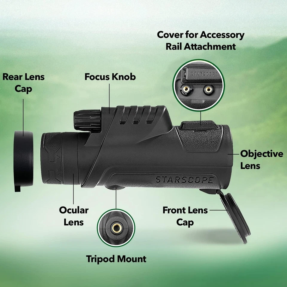 Starscope Monocular Telescope G3-10x42 Long Range Monoculars With BAK4 Prism - Image 2 of 4