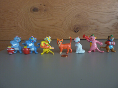 Aristocats / Heimo / 6 Figuren + 1 Variante Sam Bass / 60-er Jahre / VINTAGE