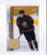 ZACK OSTAPCHUK '23 Upper Deck Team Canada CLEAR CUT EXCLUSIVES card #17