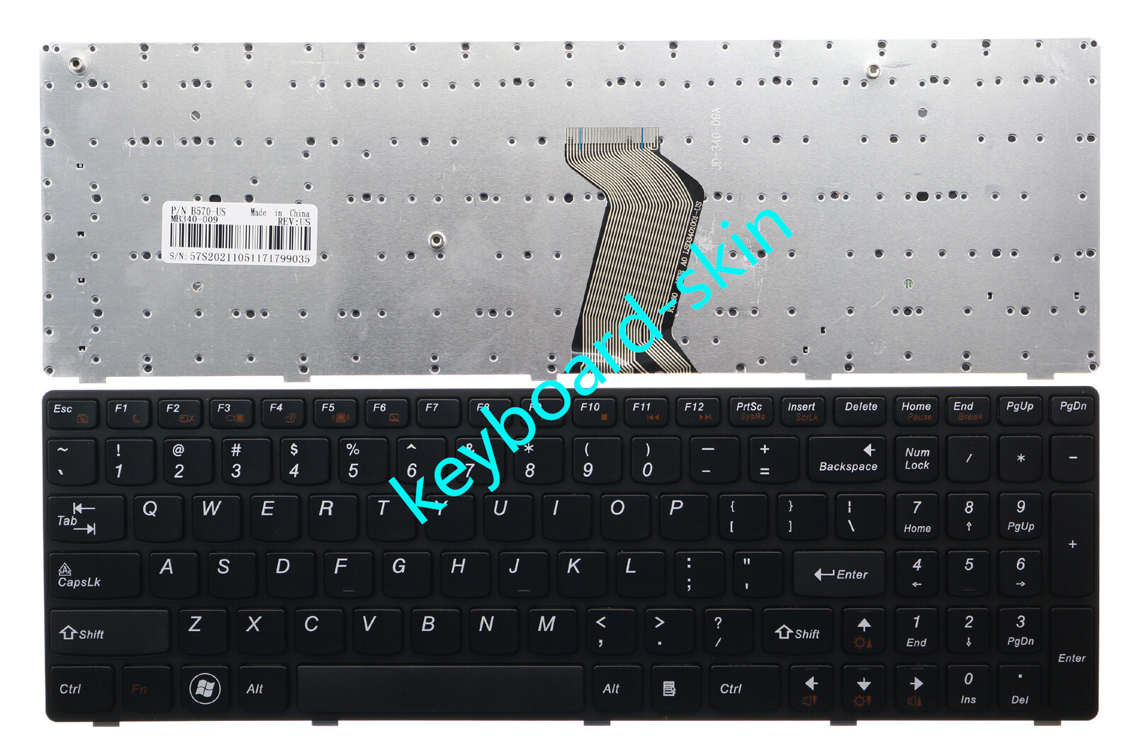 NEW for Lenovo B590 B580 B585 B570 B575 Z570 Z575 Keyboard 25209782 V117020YS2