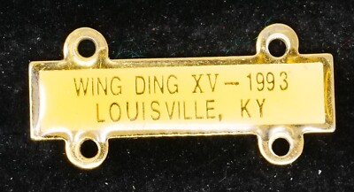 Honda Gold Wing Wing Ding XV 1993 Louisville KY Token 1'' Wide
