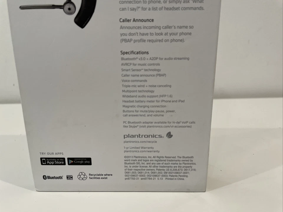 Plantronics Voyager Legend In Ear Headset - Black - Image 3 of 4