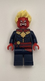 LEGO Captain Marvel Avenjet Space Mission Carol Danvers Avengers Minifigure