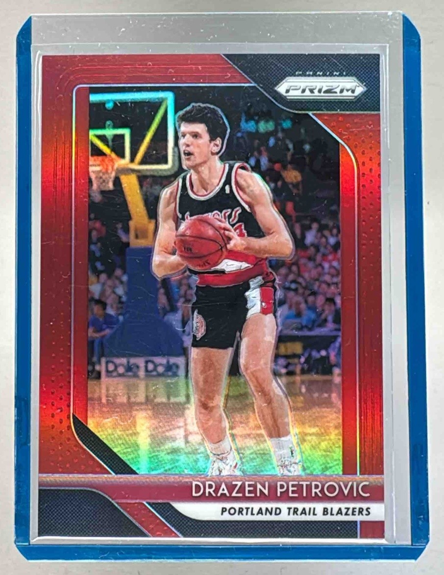 Drazen Petrovic 2018 Panini Prizm #275 Red /299