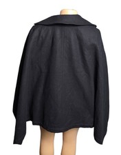ORSAY Poncho Dames T 36 gris clair-blanc cassé style décontracté
