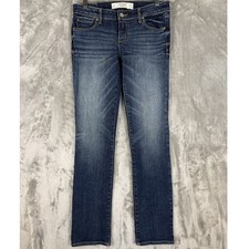 Abercrombie Fitch The A F Straight Jeans Dark Wash Women Size 4r W27 L33 Abercrombie Fitch The A F Straight Jeans Dark Wash Women Size 4r W27 L33