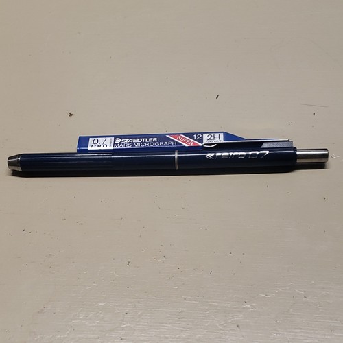 Retro 07 Mechanical Pencil with Staedtler Mars Micrograph 0.7mm 2H Lead Refills