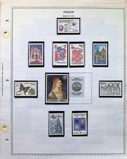 France Modern MNH Collection On Album Pages 1980-1982