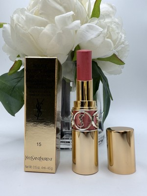 #ad Yves Saint Lauren Rouge Volupte Shine OIL IN STICK 15 CORAIL SPONTINI .15oz $54.99