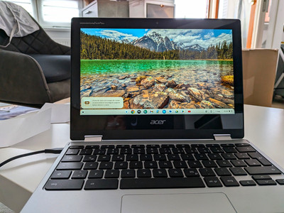 Acer Chromebook Spin 311 11,6 Zoll 2-in-1 Touch Chrome OS 4GB 32GB Silber