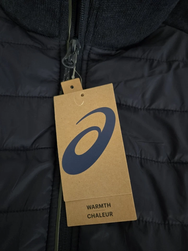 Asics Blue Zip Up Jacket - Image 3 of 4