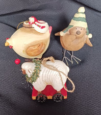 Resin fat Animal Christmas Ornaments